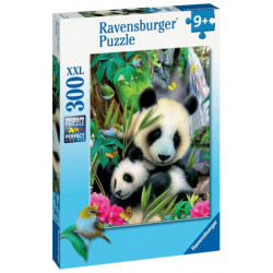 Puzzle 300 pièces XXL - Charmants pandas