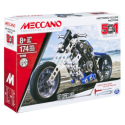 Motos 5 Modèles - Meccano