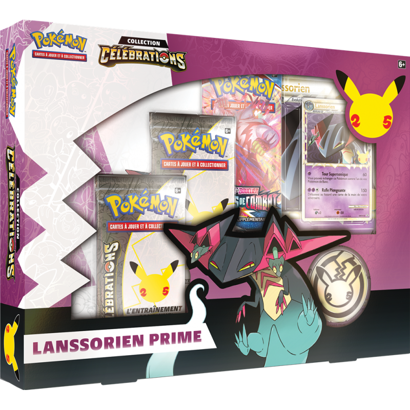 Pokémon 25 ans Célébration: Collection Lanssorien Prime
