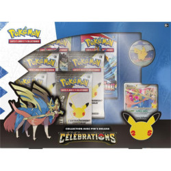 Pokémon 25 ans Célébration: Coffret Pins Deluxe Zacian Niv. X