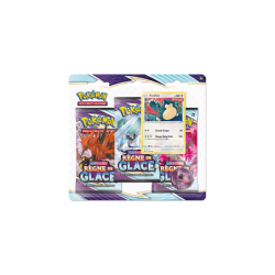 Pokémon EB06 [Règne de Glace] : Pack 3 Boosters - Ronflex