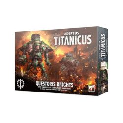 Questoris Knights avec gantelets Thunderstrike et nacelles de roquettes - Adeptus Titanicus