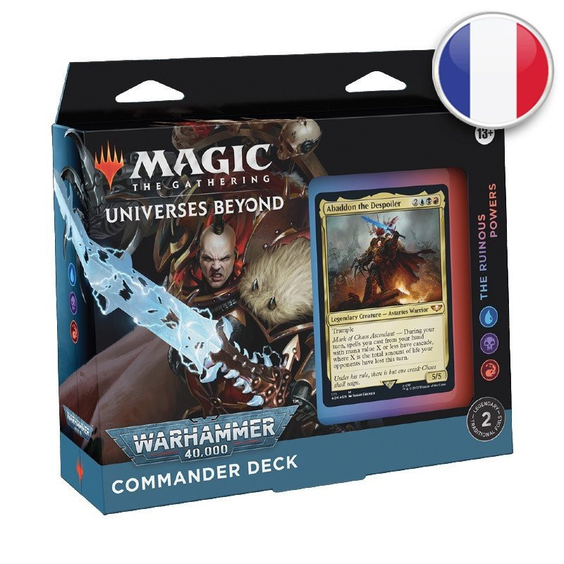 Deck Commander Les Puissances de la Ruine Univers Infinis : Warhammer 40.000 - Magic FR