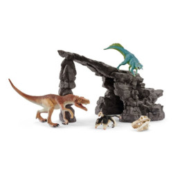 Kit de dinosaures avec grotte