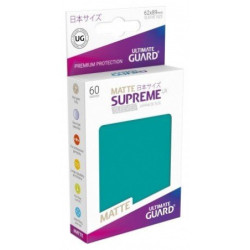60 pochettes Matte Supreme UX format Japonais Petrol - Ultimate Guard